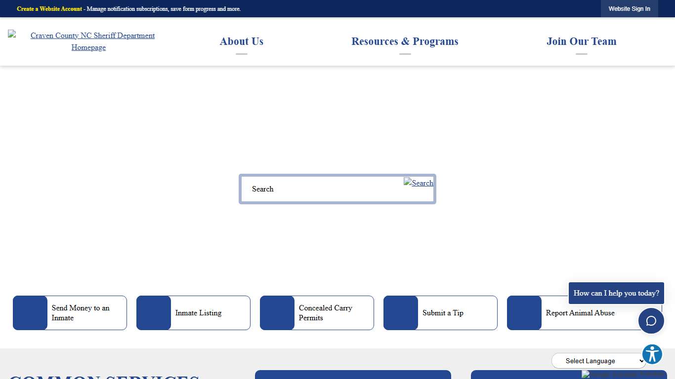 Sheriff's Office Craven County